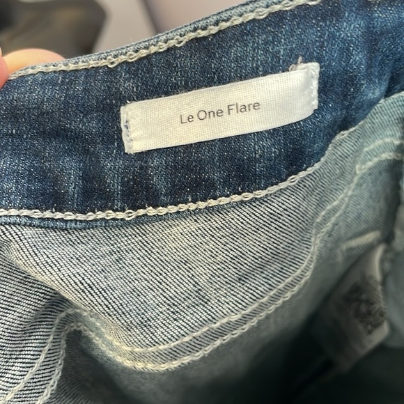 Frame Le One Flare Denim Jeans size 1 - Picture 5 of 14